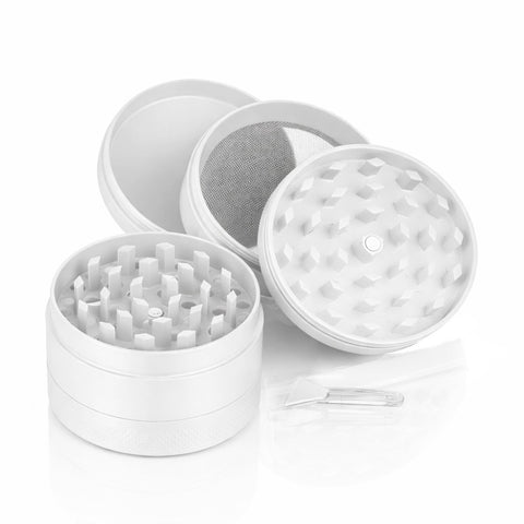 Gatorbeug Graffiti Logo Weed Grinder – White