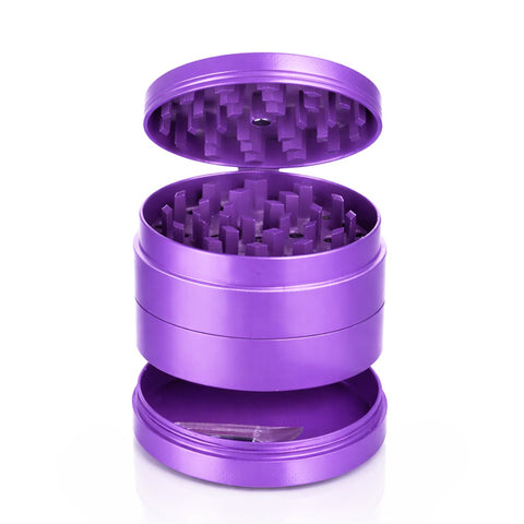 Gatorbeug Green Splat Logo Weed Grinder – Purple