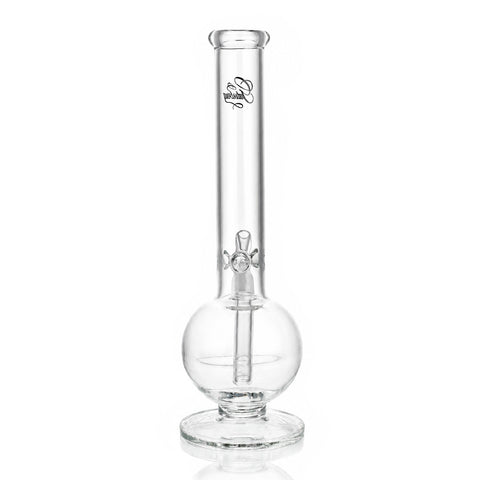 Gatorbeug The Icon clear glass round-base bong, 32cm, rear view