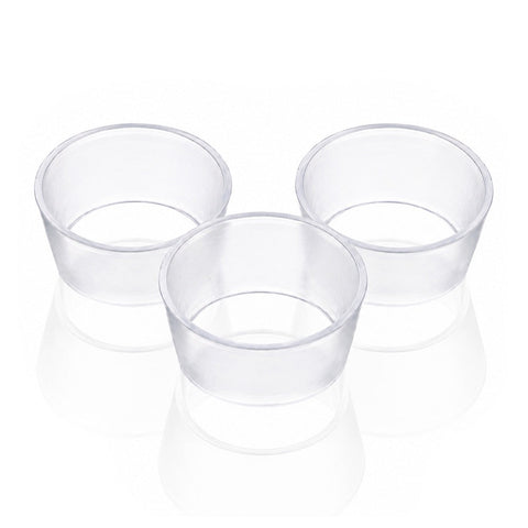 Three Gatorbeug clear silicone cone piece seal rings, the 3 pack for Mini G2 and G3 bongs