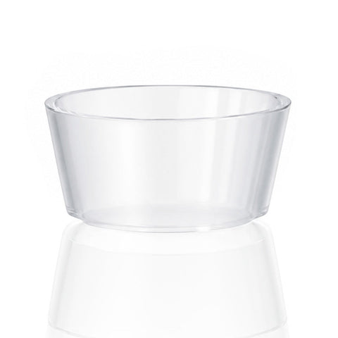 Gatorbeug clear silicone cone piece seal ring for Mini G2 and G3 bongs, front view