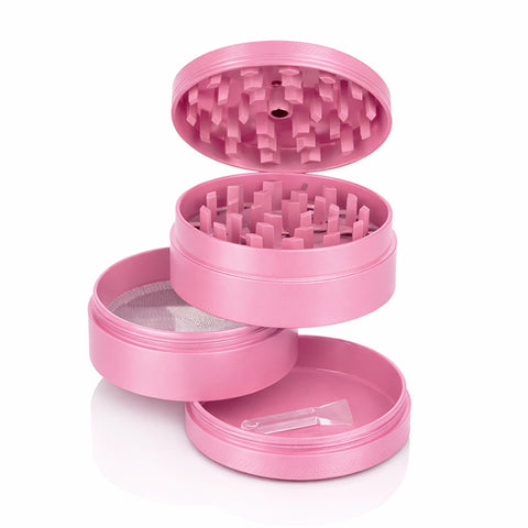Gatorbeug Pink Script Logo Weed Grinder – Pink