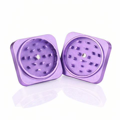 Gatorbeug Square Script Weed Grinder – Purple