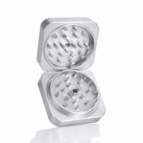 Gatorbeug Square Weed Grinder – Silver