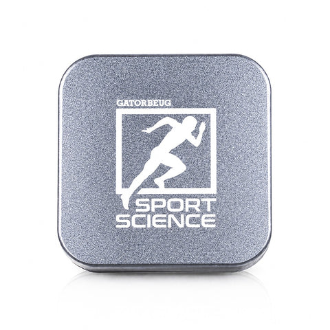 Sport Science Weed Grinder – Gunmetal 2-Piece Herb Grinder | Gatorbeug