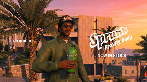 Sprunk Gravity Bong by Gatorbeug - Buy Gravity Bong Online Australia - Urban Scene
