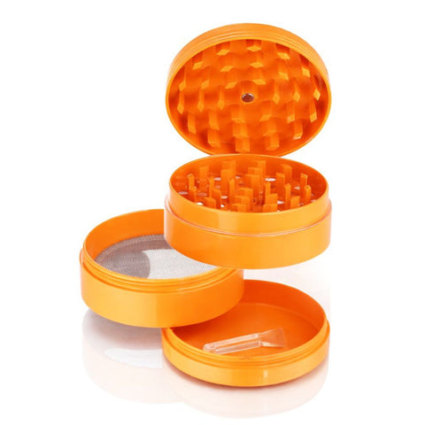 Gatorbeug Sun Mascot Graffiti Weed Grinder – Orange