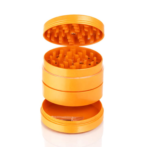 Gatorbeug Sun Mascot Graffiti Weed Grinder – Orange