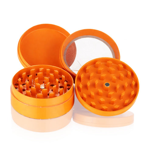 Gatorbeug Sun Mascot Graffiti Weed Grinder – Orange