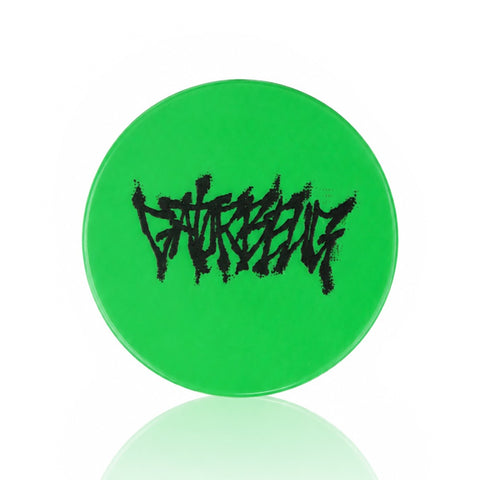 Gatorbeug Thrash Logo Weed Grinder – Green 4-Piece Herb Grinder | Gatorbeug – Top View