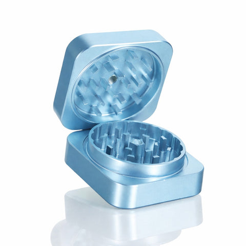 Gatorbeug Script Square Weed Grinder – Sky Blue