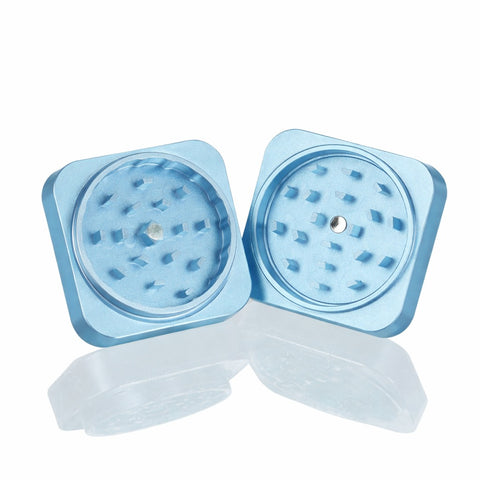 Gatorbeug Script Square Weed Grinder – Sky Blue