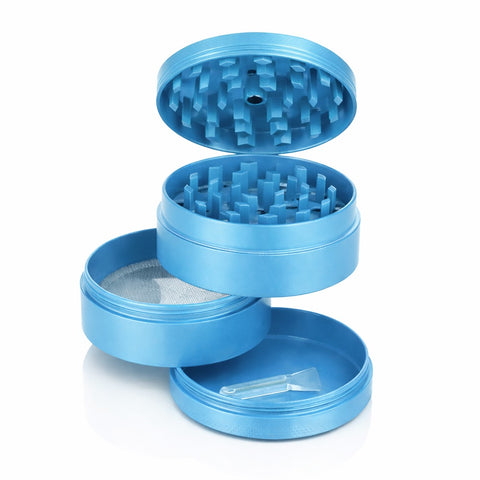 Gatorbeug Yellow Goblin Mascot Weed Grinder – Blue