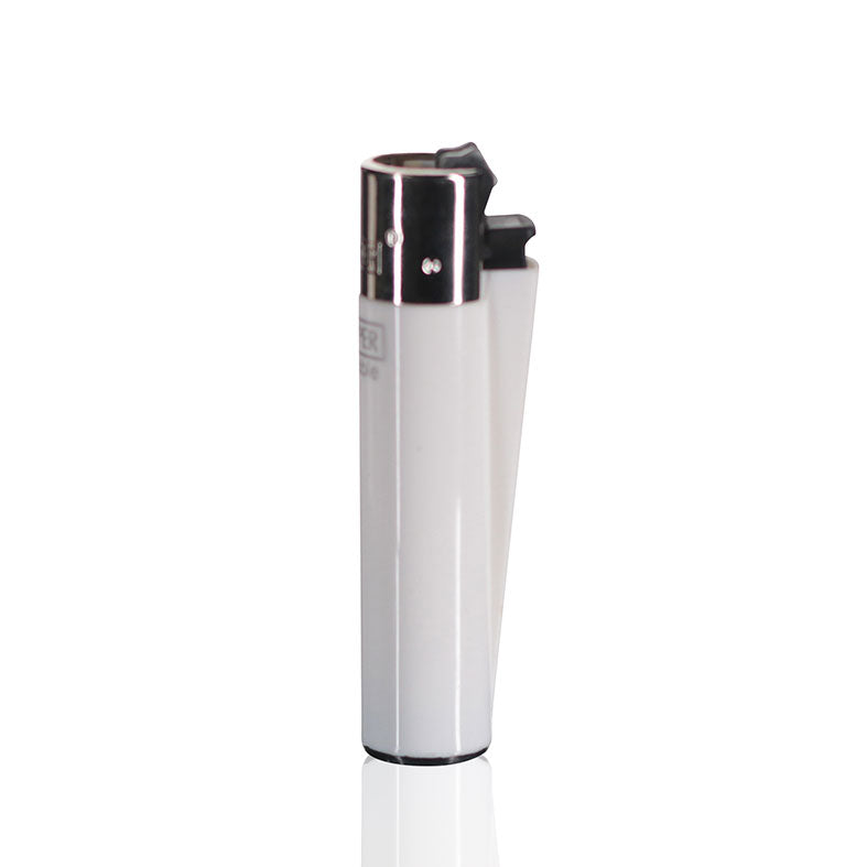 Clipper Lighter Large Solid - White