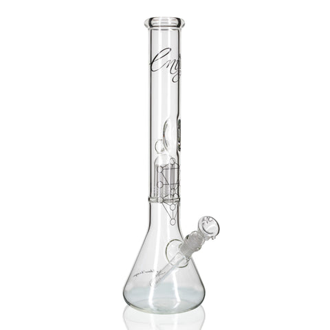 Envy 435 10 Arm Chamber Beaker Bong 43cm - Clear Front