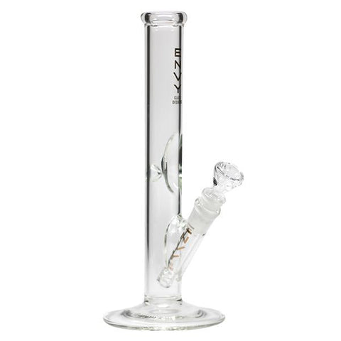 Envy 448 Straight Tube Glass Bong 30cm - Orange