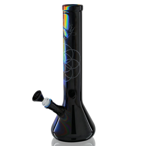 Envy Beaker Bong 38cm - Dichroic Side