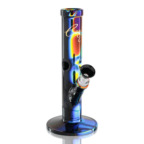 Envy Straight Glass Bong 25.4cm - Dichroic