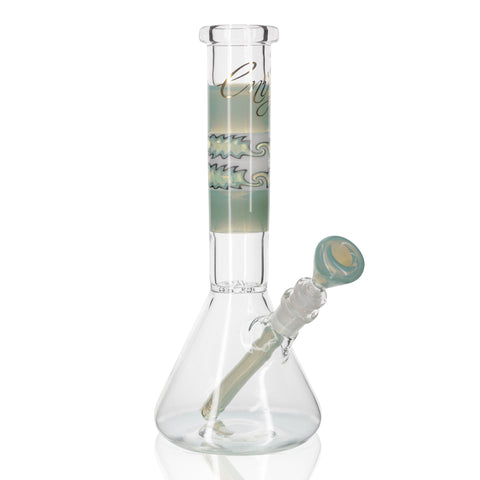 Envy W-2 Worked Beaker Bong 30cm - Sea Foam