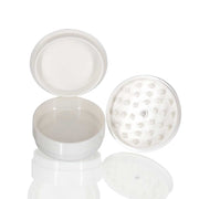 Plastic Grinder Round - White