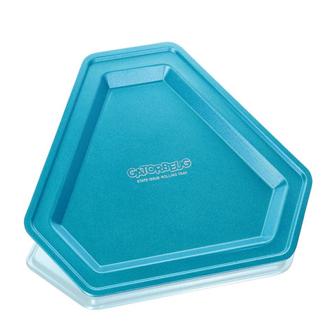 State Issue Rolling Tray Blue Front