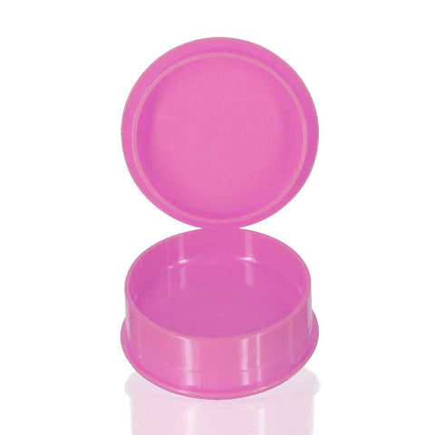 Two-Part Plastic Grinder Round - Pink Empty