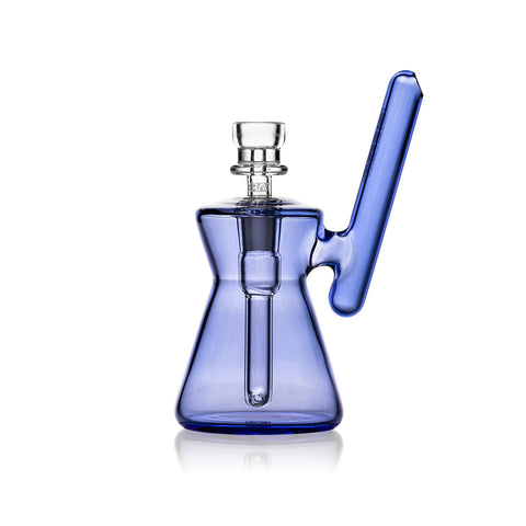 GRAV Hourglass Pocket Bubbler Bong 12cm - Cobalt
